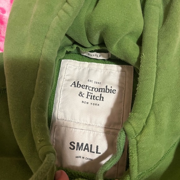 Abercrombie & Fitch Green Hoodie - Picture 2 of 3